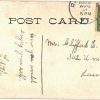 Old postcard.  Canoeing on the Connecticut River.  Young men in ties.  1909. - Image 2