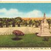 Linen postcard. Graves of the 779 unknown dead who perished in the Johnstown flood, May 31, 1889.  1946.  Pennsylvania.
