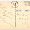 Linen postcard.  Home of Shirley Temple, California.  1941. - Image 2