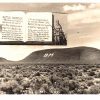 Real Photo Postcard.  Battle Monument, Nevada.  RPPC.