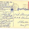 Linen postcard.  Blue Ocean Motel and Coffee Shop, St Augustine, Florida.  1957. Owned and operated by Mr and Mrs C Tuccella. - Image 2