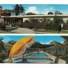 Chrome postcard.  Cavalier Motel, St Petersburg, Florida.   Mr & Mrs J Carlton, Owner-Managers.  Pool.