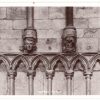 Real Photo Postcard.  Durham Cathedral, Corbel Heads, England, UK.