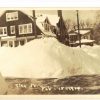 Real Photo Postcard.  Glen Street, Feb 15, 1914.  House, snow.