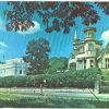 Chrome postcard.  Office of the Prime Minister, private residence, Trinidad, West Indies.