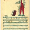 Old postcard. The Welcome on the Mat Ain't Meant for Me.  Music, song.