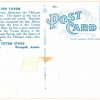 White border postcard.  Raven Totem, Wrangell, Alaska.  Totem Pole. Thlinget Legend of Creation.  Bear Totem Store, Walter Waters. - Image 2