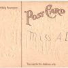 Old postcard.  To My Sweetheart.  Large letter, flowers., embossed. - Image 2
