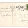 Old postcard.  There are creeds and rules to guide us a help us in life's school.  But the finest creed for every need, is the gold old Golden Rule.  Ruler.  Embossed, 1910. - Image 2