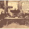 Old Postcard  Convocation of the Father Superior Act II.  The Mission Play by John Steve McGroarty. 1915.