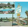 Chrome postcard.  Desert Sky Hotel, Phoenix, Arizona.