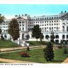 White border postcard.  The Greenbrier, White Sulphur Springs, West Virginia.  1924.