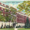 Linen postcard.  Methodist Hospital, Memphis, Tennessee.  1948.
