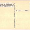 Linen postcard.  White robed Taos Indian.  Bee-hive oven. - Image 2