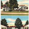 Linen postcard.  Howard's Seabreeze Cottages, St Augustine, Florida. 1950.