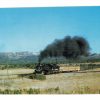 Chrome postcard.  Narrow Gauge Railroad, Alamosa, Durango, Silverton, Colorado.