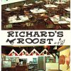 Chrome postcard. Richard's Roost, Rochester, Minnesota.  Coffee Shop, Ranch Dining Room, Restaurant.
