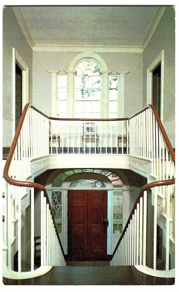 Chrome Postcard. Ruggles House, Columbia Fall, Maine. Palladian Window ...