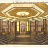 Linen postcard. The Little Theater, Municipal Auditorium, Kansas City, Missouri.