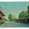 Chrome postcard.  Ghost Town on top of Lookout Point, Clarksville, Missouri. 1964.