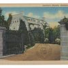 Linen postcard.  Governor's Mansion, Oklahoma City, Oklahoma. 1952