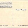 Linen Postcard.  Lake Susan and Assembly Inn by night, Montreat, North Carolina. - Image 2