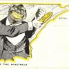 Old postcard.  One of the Minstrels, Steel Pier, Atlantic City, New Jersey.  Black man, tambourine.  190_.  Undivided back.