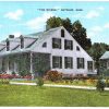 Linen postcard.  The Briers, Natchez, Mississippi. Varina Howell married Jefferson Davis here.