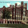 Old postcard.  Loyola College, New Orleans, Louisiana. 1913.