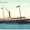 Old postcard.  Steamer City of Gloucester.  Ship.