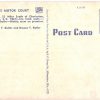 Linen postcard.  Butler's Motor Court, Jacksonboro, South Carolina.  Operated by Creed T Butler and Roscoe T Butler. - Image 2