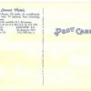 Linen postcard. The Coronet, Columbia, South Carolina. Managed by B L Stevenson. - Image 2
