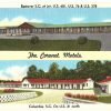Linen postcard. The Coronet, Columbia, South Carolina. Managed by B L Stevenson.