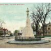 Old postcard.  Soldiers Monument, Haverhill, Massachusetts.