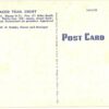Linen postcard.  Tobacco Trail Court, Statesboro, Georgia. Owner and Manager, Mr and Mrs W O Stubbs. - Image 2