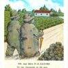 White border postcard. Mr and Mrs P O Tatoes.  We put Aroostook on the map, Potato buyers know, Becuse we raise and market the finest spuds that grow; With qualities unique and rare, We win a welcome everywhere. Rev William Wood.  Maine.