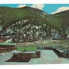 Chrome postcard.  Peoriana Motel, Idaho Springs, Colorado. 1972.