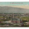 Old postcard.  General View Pocatello, Idaho. 1913.