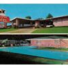 Chrome postcard.  The Pony Express Motel, St Joseph, Missouri.