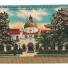 Linen postcard.  Quapaw Baths, Under Government Supervision, "The House with the Big Dome," Hot Springs National Park, Arkansas.
