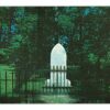 Chrome Postcard.  Nancy Hanks Lincoln State Memorial, Lincoln City, Indiana. Grave.