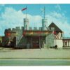Chrome Postcard. Castle Restaurant, Olean, New York.