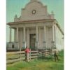 Chrome postcard.  Cataldo Mission, Coeur d'Alene, Idaho.  1939.