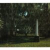 Chrome postcard.  Dade Battlefield Historic Memorial, Bushnell, Florida. Marker.
