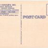 Linen postcard.  Chicken Charlie's, Kalamazoo, Michigan. Host Charles Schwarz. - Image 2