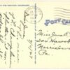Linen postcard.  Lake Champlain, break water, Burlington, Vermont.  1947. - Image 2