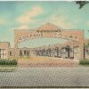 Linen postcard.  Nicholson's Cottage Court, Bozeman, Montana.  Gust Bonander, Prop.