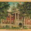 Linen postcard.  View of City Hall, Green Bay, Wisconsin. 1957.