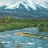 Chrome postcard.  Mt Sopris, Glenwood Springs, Carbondale, Aspen, Colorado. Rio Grande.