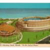 Chrome postcard.  Aquatarium, St Petersburg Beach, Florida. Gulf of Mexico.